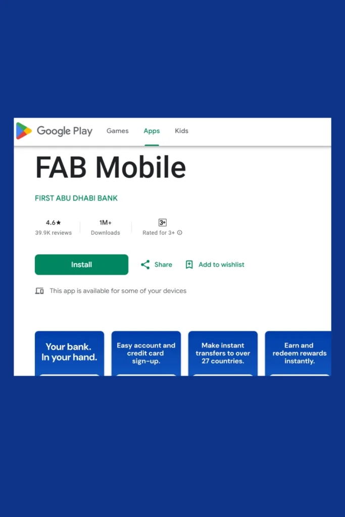 Download the FAB Mobile App