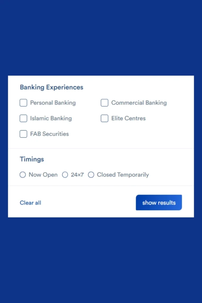 Filter results by services